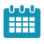 Logo calendrier bleu